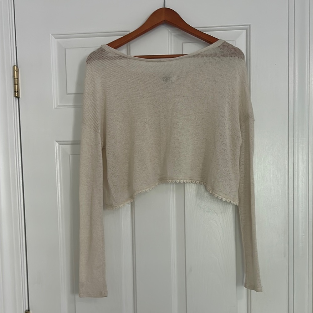 H&M Divided Cream Knit Sweater